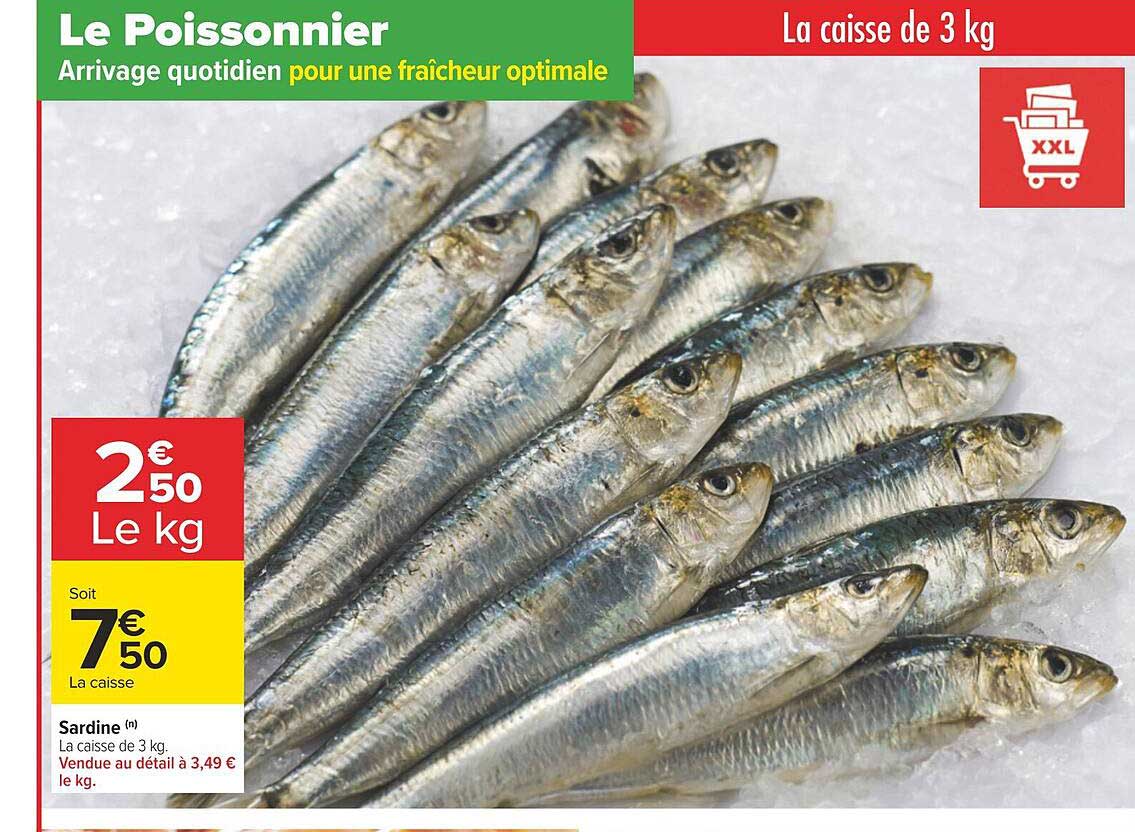 Promo Sardine chez Carrefour iCatalogue.fr