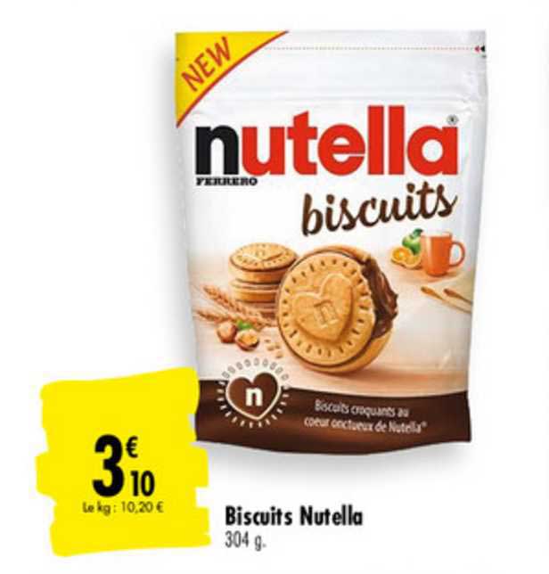 Offre Biscuits Nutella Chez Carrefour
