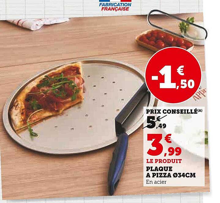 Tarif Plaque Pizza Leclercnull