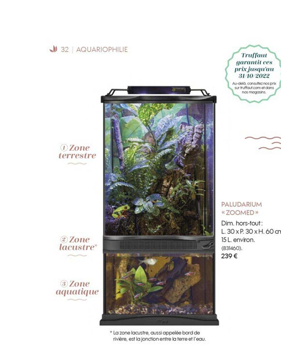 Gedeeld terrarium 60 x 30 x 30 - Terrarium Techniek