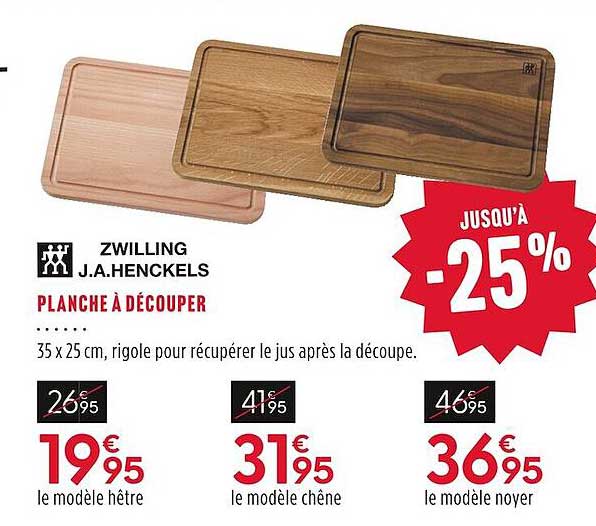 Promo Planche à Découper Zwilling J.a.henckels chez Culinarion