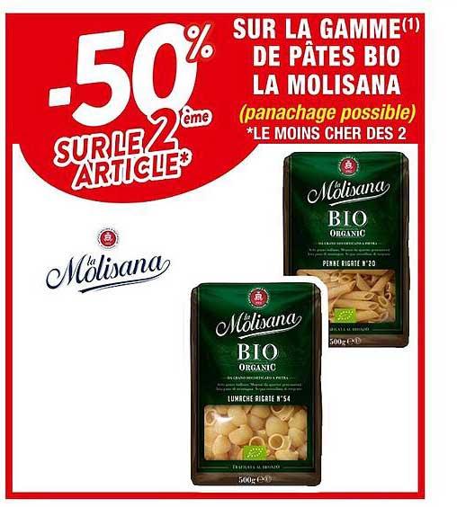 Promo La Gamme De Pâtes Bio La Molisana chez Cora iCatalogue.fr