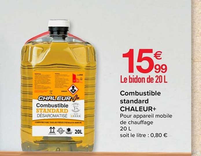 Carrefour Contact Combustible Standard Chaleur