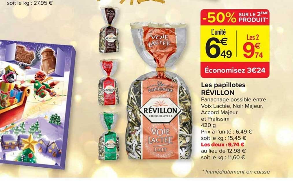 Carrefour Contact Les Papillotes Révillon -50% Sur Le 2ème
