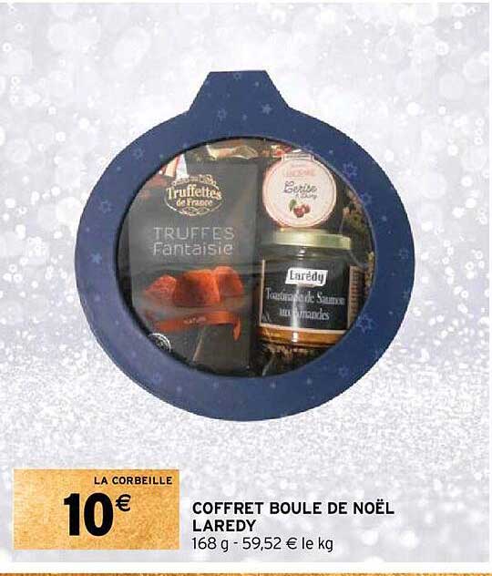 Promo Coffret Boule De Noël Laredy chez Intermarché iCatalogue.fr