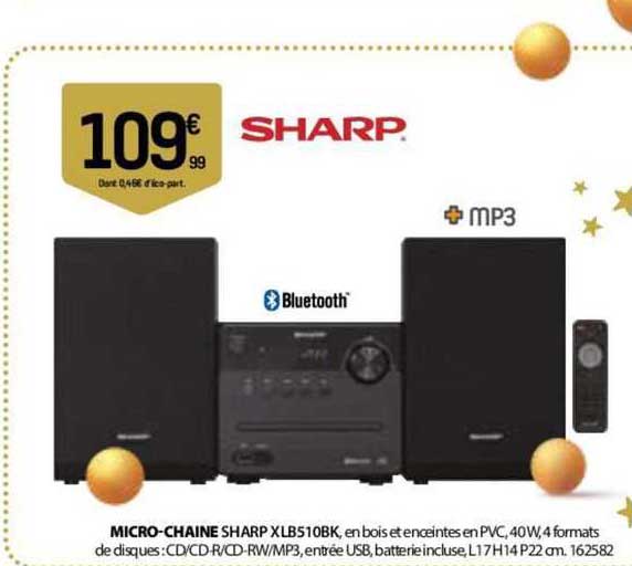 Promo Micro-chaine Sharp chez BUT - iCatalogue.fr
