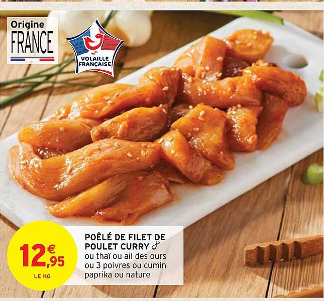 Promo Poêlé De Filet De Poulet Curry Chez Intermarché Icatalogue Fr