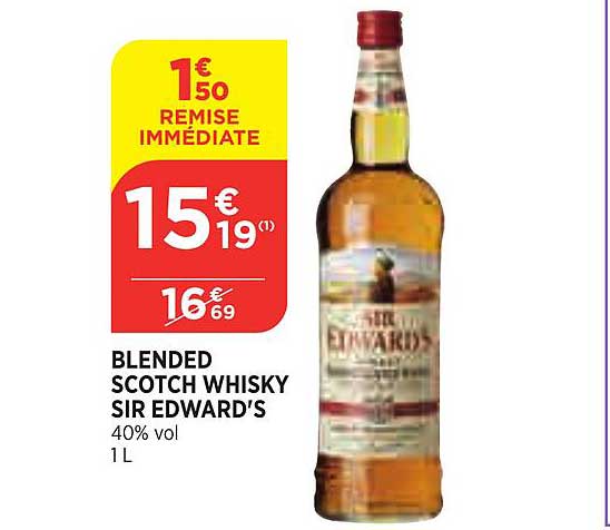 Maximarché Blended Scotch Whisky Sir Edward's