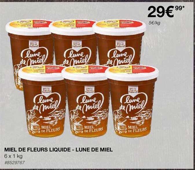 Promo Miel De Fleurs Liquide Lune De Miel Chez Costco Icataloguefr 