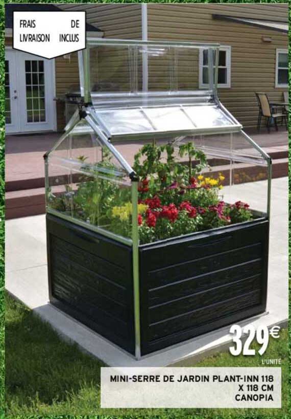 Promo Mini serre De Jardin Plant inn 118 X 118 Cm Canopia Chez Promo Mini serre De Jardin Plant inn 118 X 118 Cm Canopia Chez