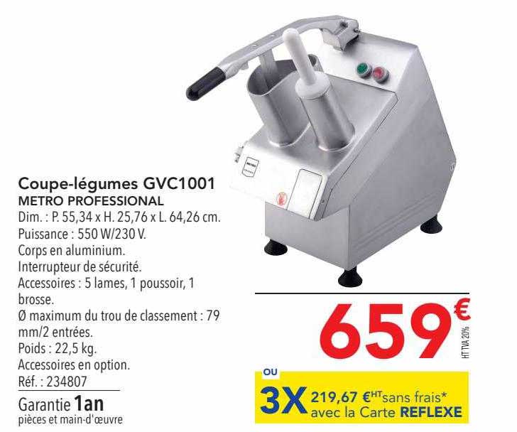 METRO Professional GVC1001 Cutter 