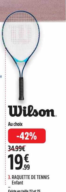 Raquette De Tennis Fille Wilson Violette 3,78/L00 - Occasion