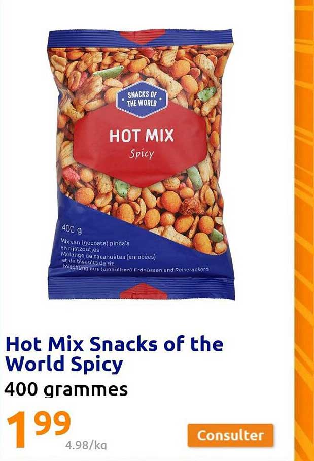 Action Hot Mix Snacks Of The World Spicy