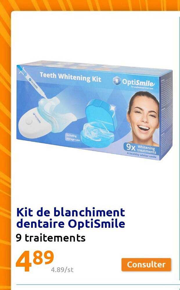 Action Kit De Blanchiment Dentaire Optismile