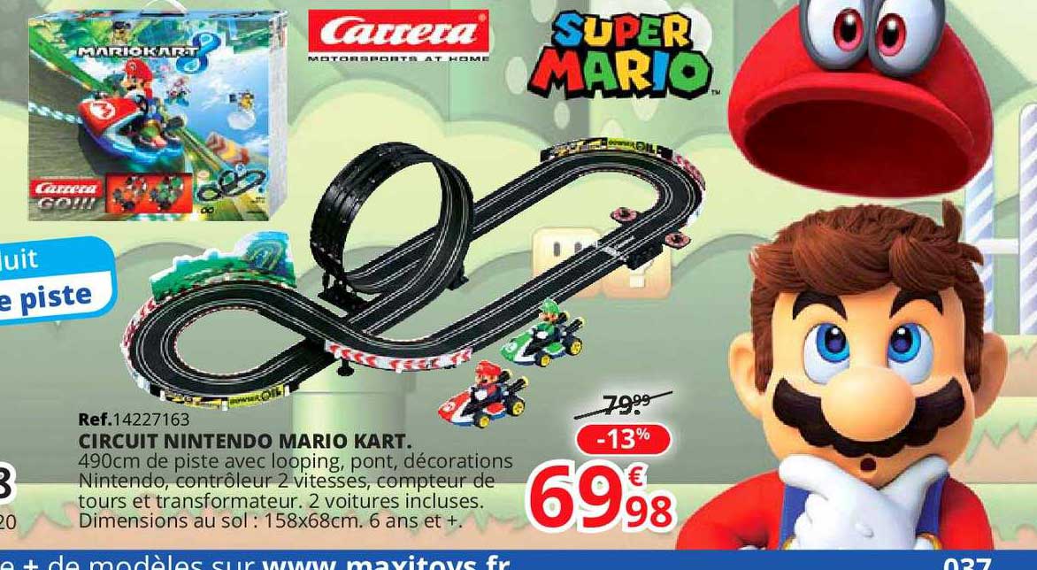 Offre Circuit Nintendo Mario Kart 8 Carrera Go Chez Maxi Toys 6722