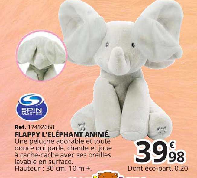 Promo Flappy L'eléphant Animé chez Maxi Toys 