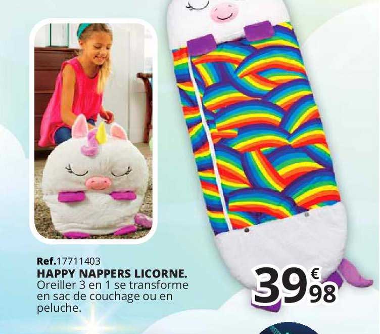 Promo Happy nappers licorne, coccinelle, requin, husky. chez Maxi Toys