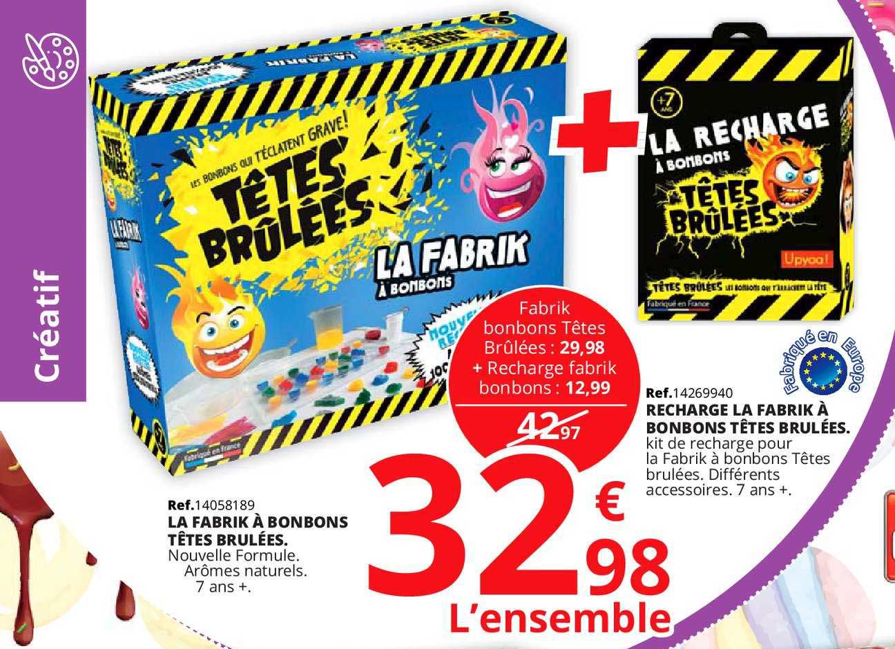 Ludendo - La Nouvelle Fabrik à bonbons Têtes Brulées - Kits créatifs - Rue  du Commerce