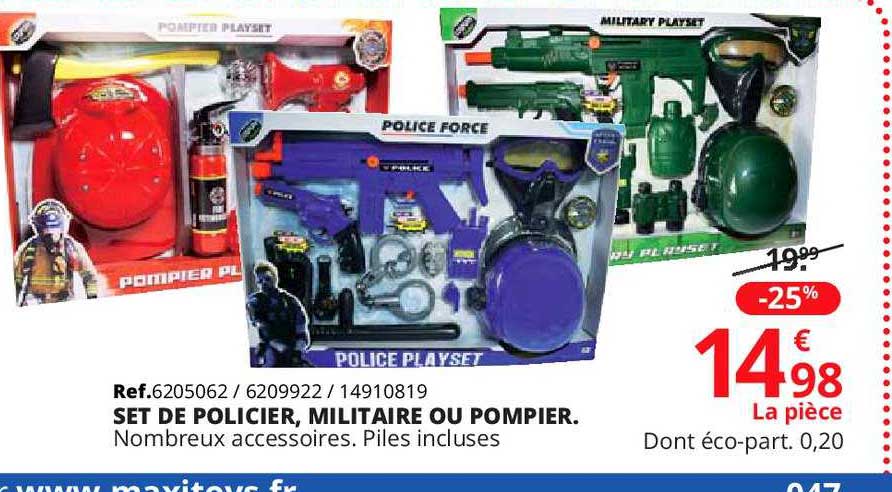 caserne pompier playmobil maxi toys