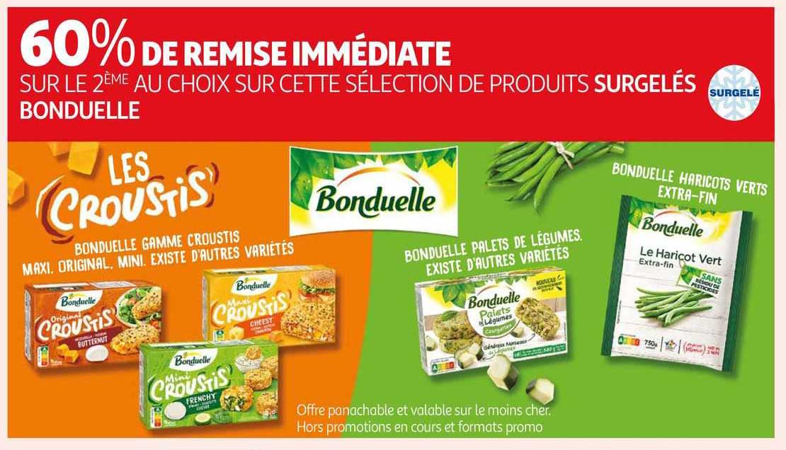 Promo Produits Surgelés Bonduelle chez Auchan iCatalogue.fr