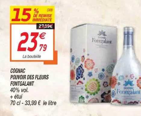 Promo Cognac Pouvoir Des Fleurs Fontgalant chez Netto - iCatalogue.fr