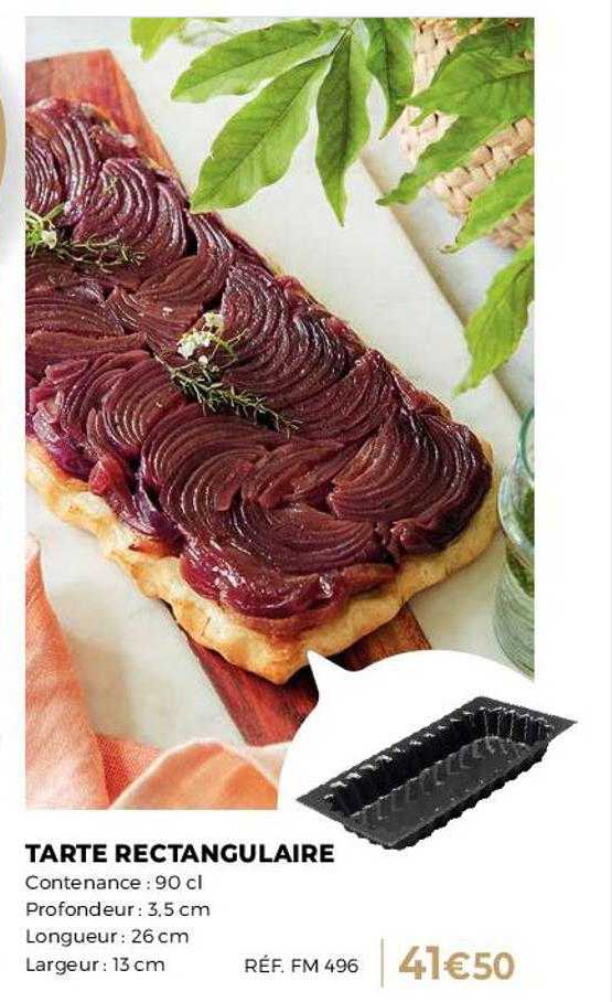 Promo Tarte Rectangulaire chez Guy Demarle iCatalogue.fr