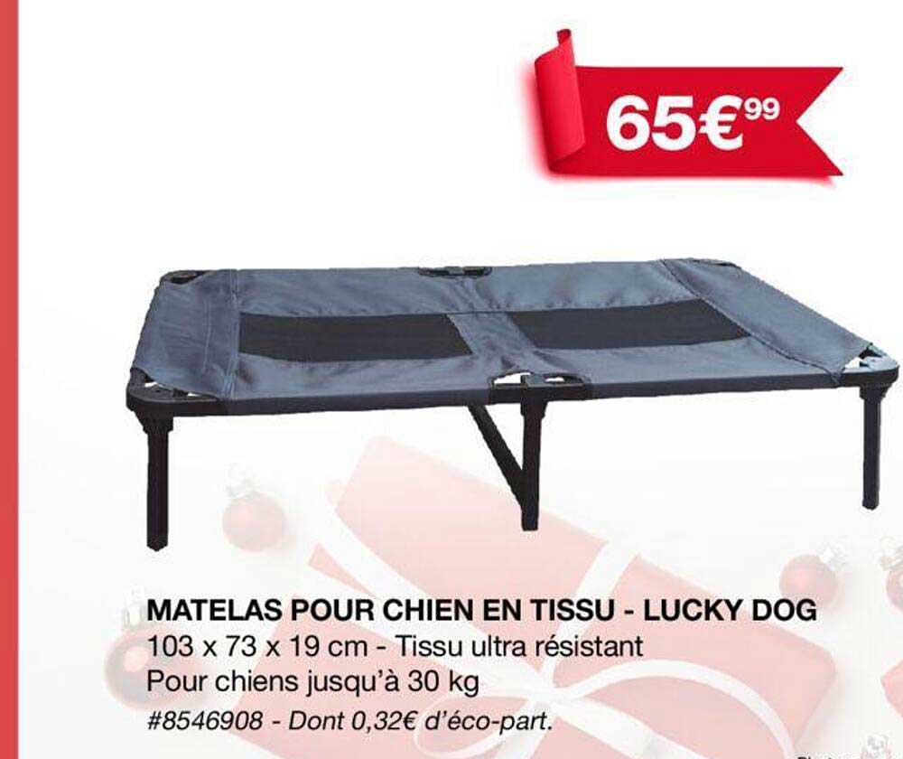 Promo Matelas Pour Chien En Tissu Lucky Dog chez Costco iCatalogue.fr