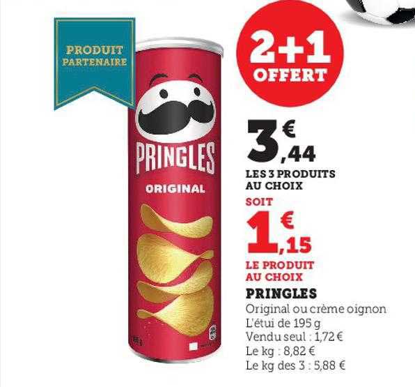 Promo Pringles chez Super U iCatalogue.fr
