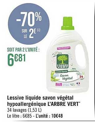Briochin - Recharge lessive au savon noir 40 lavages - Supermarchés Match
