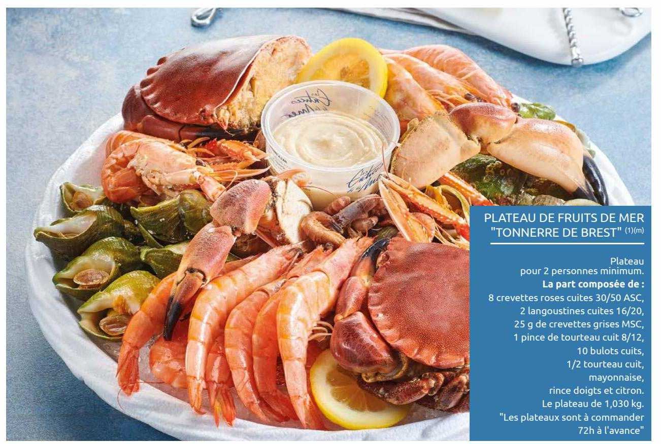 Promo Plateau De Fruits De Mer "tonnerre De Brest" chez Carrefour