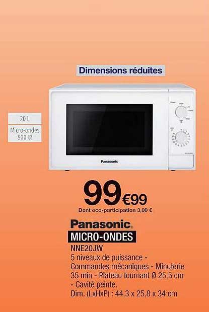 Proxi Confort Panasonic Micro-ondes