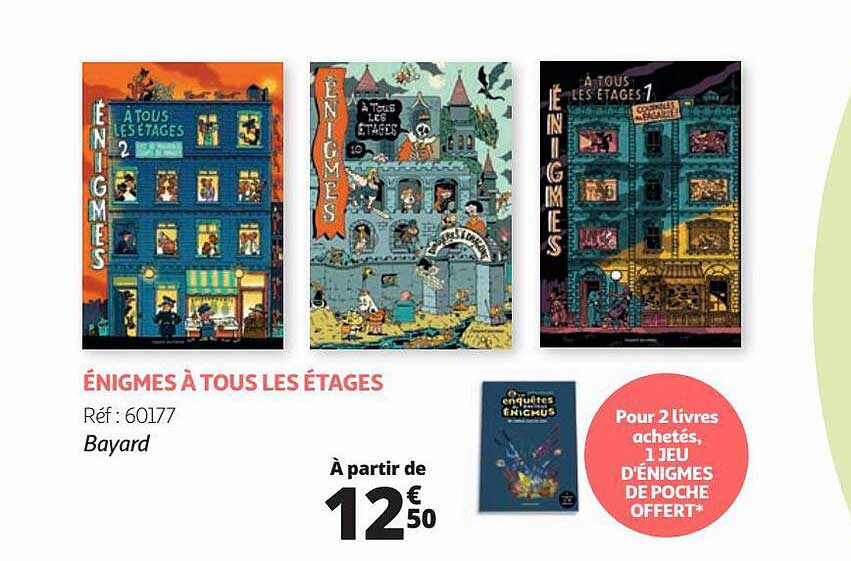 Promo énigmes à Tous Les étages chez Auchan - iCatalogue.fr