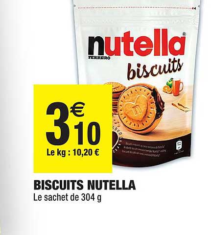 Offre Biscuits Nutella Chez Carrefour Market