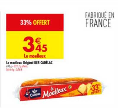 Promo Le Moelleux Original Ker Cad lac Chez Carrefour ICatalogue fr