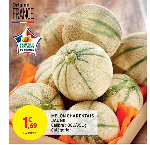 Offre Melon Charentais Jaune chez Intermarche Contact
