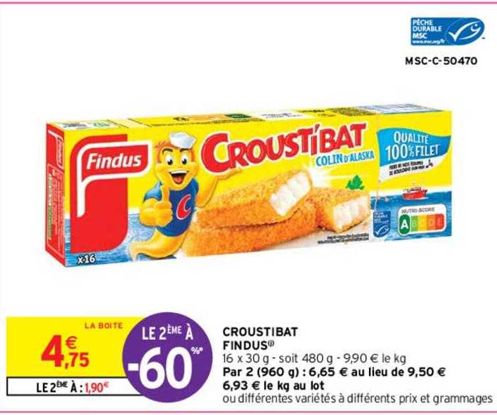 Promo Croustibat Findus Chez Intermarch ICatalogue fr Promo Croustibat Findus Chez Intermarch ICatalogue fr