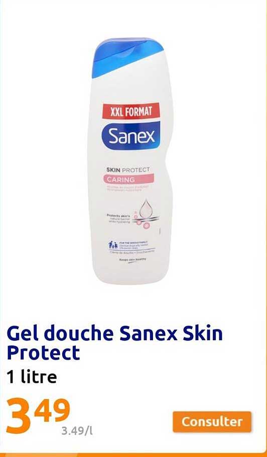 Promo Gel Douche Sanex Skin Protect chez Action iCatalogue.fr