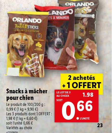 Promo Versele-laga 2ème à -30% sur tous les snacks crock complete