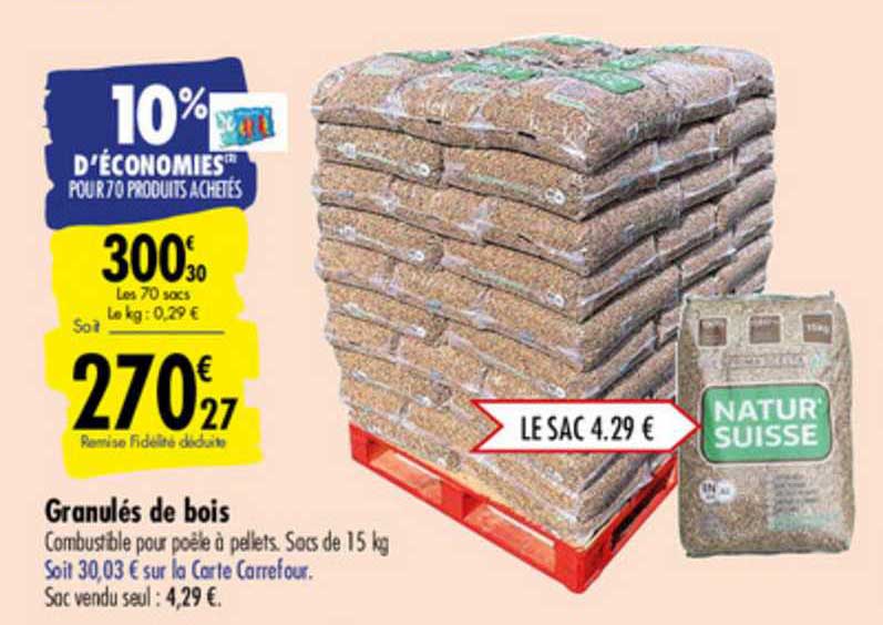 Carrefour Granulés De Bois