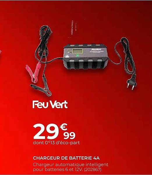 Feu Vert Chargeur De Batterie 4a Feu Vert