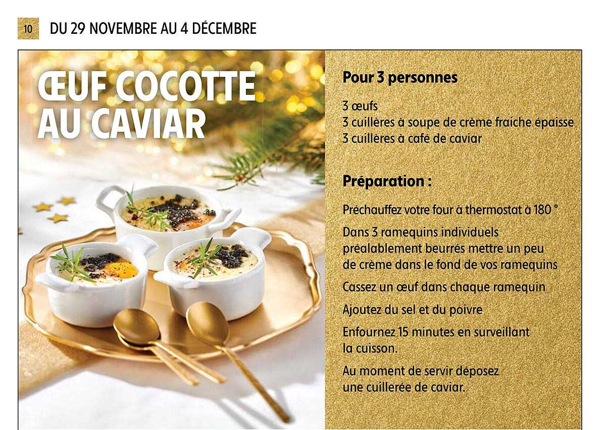 Intermarché Hyper œuf Cocotte Au Caviar
