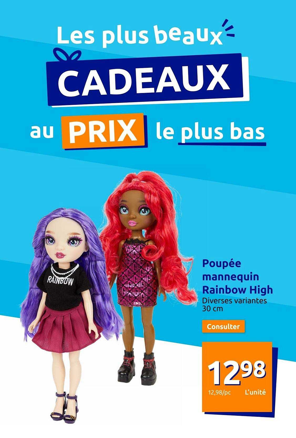 Promo Poup e Mannequin Rainbow High Chez Action ICatalogue fr