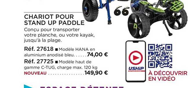 Uship Chariot Pour Stand Up Paddle