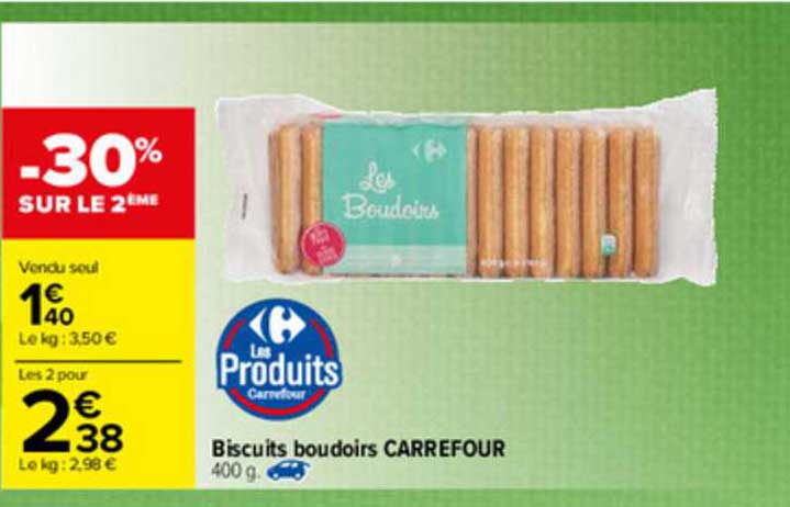 Offre Biscuits Boudoirs Carrefour Chez Carrefour