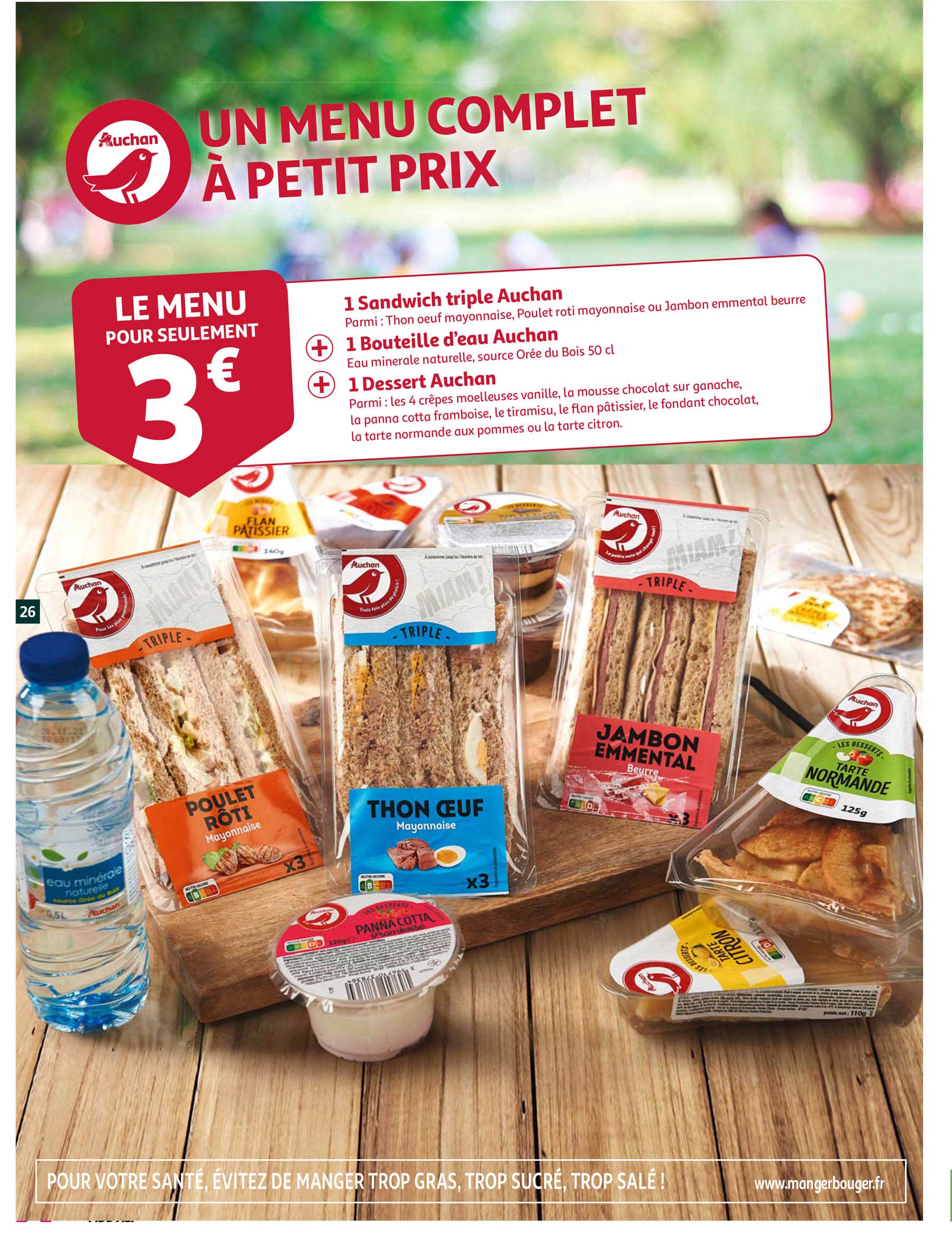 Offre Le Menu chez Auchan