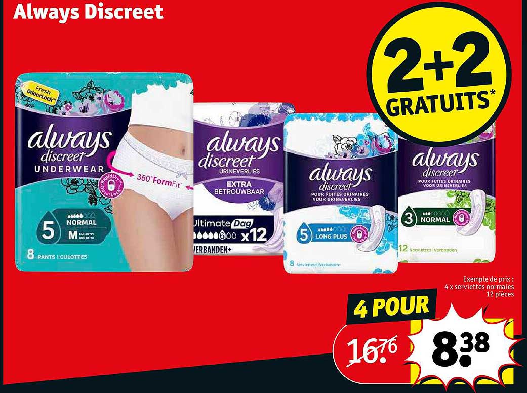 promo-always-discreet-chez-kruidvat-icatalogue-fr