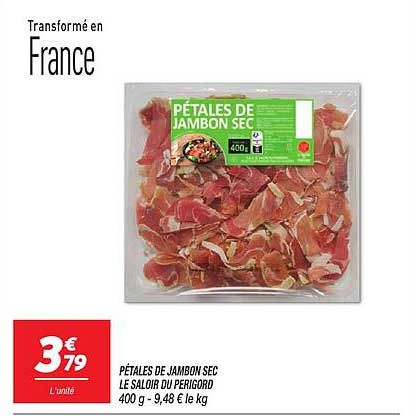 Promo P tales De Jambon Sec Le Saloir Du Perigord Chez Netto 