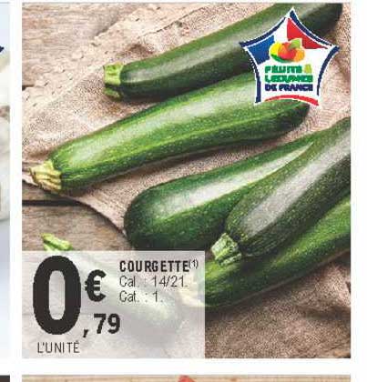 Promo Courgette chez E.Leclerc - iCatalogue.fr