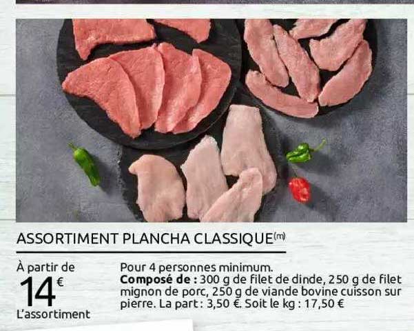 Carrefour Assortiment Plancha Classique
