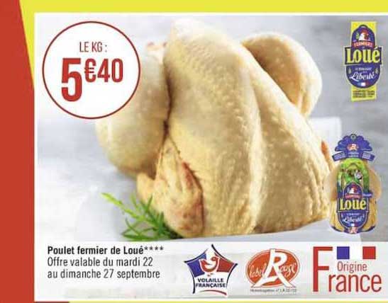 Poulet Halal Geant Casino